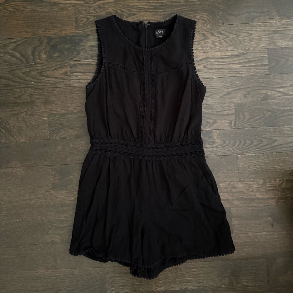 LOFT Black Romper
